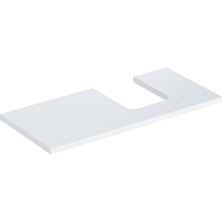Geberit One bordplade, 104,2x47,3 cm, højglans hvid