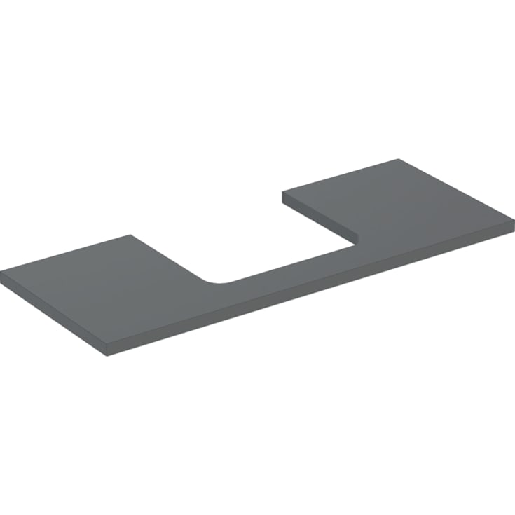 Geberit One bordplade, 119x47,3 cm, mat antracit