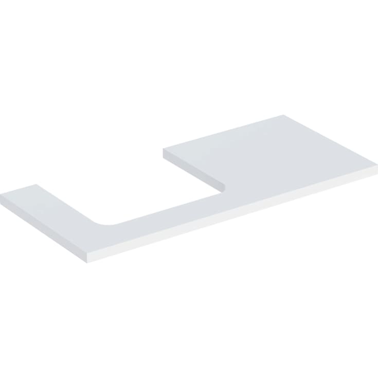 Geberit One bordplade, 104,2x47,3 cm, mat hvid