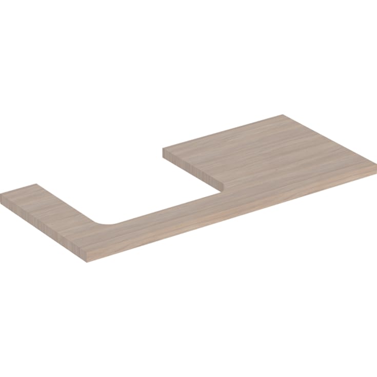 Geberit One bordplade, 104,2x47,3 cm, eg