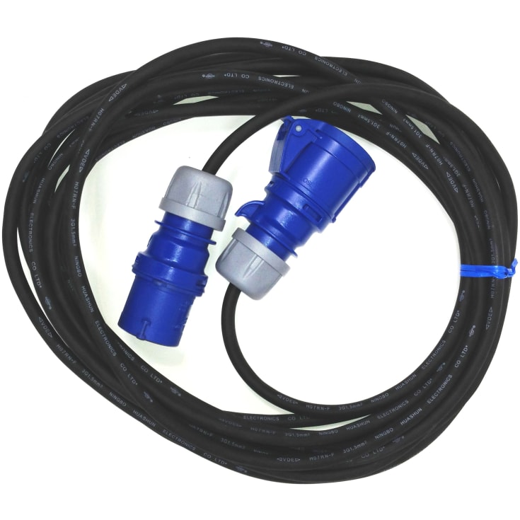 Wexim CEE kabelsæt, 3G1,5 mm², 230V/16A, 10 meter