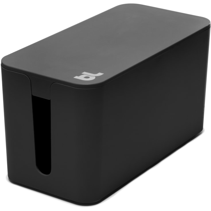 12 stk Bluelounge Cablebox kabelskjuler, lille, sort