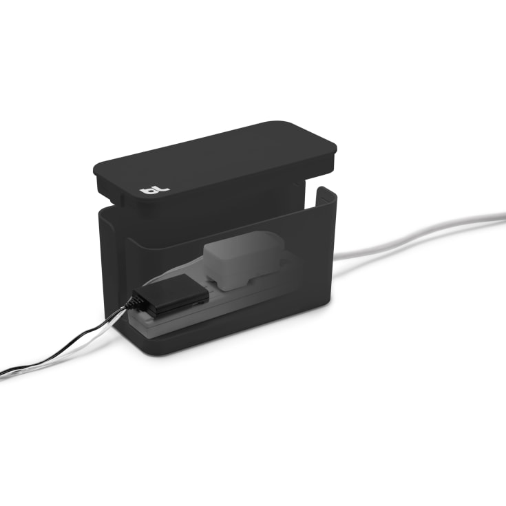 12 stk Bluelounge Cablebox kabelskjuler, lille, sort
