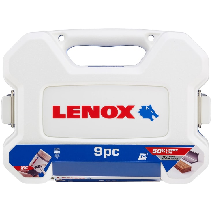 Lenox hulsavsæt INT600P, bimetal, 19-68 mm, 9 dele