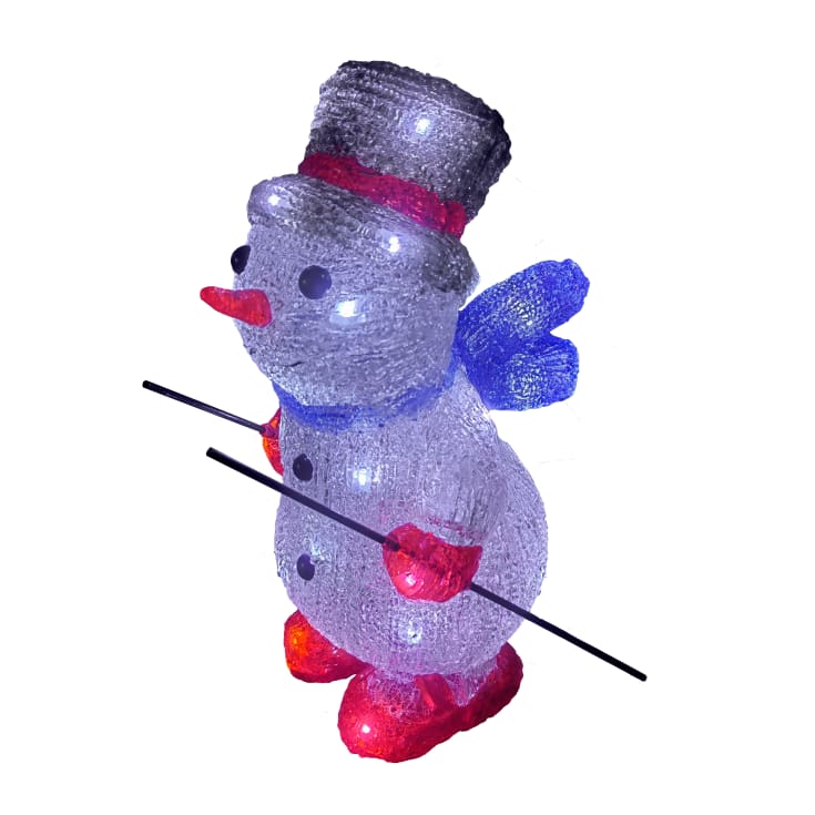 Veli Line Snögubbe på skidor