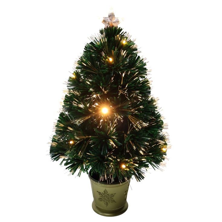 Veli Line juletre, hvite lys