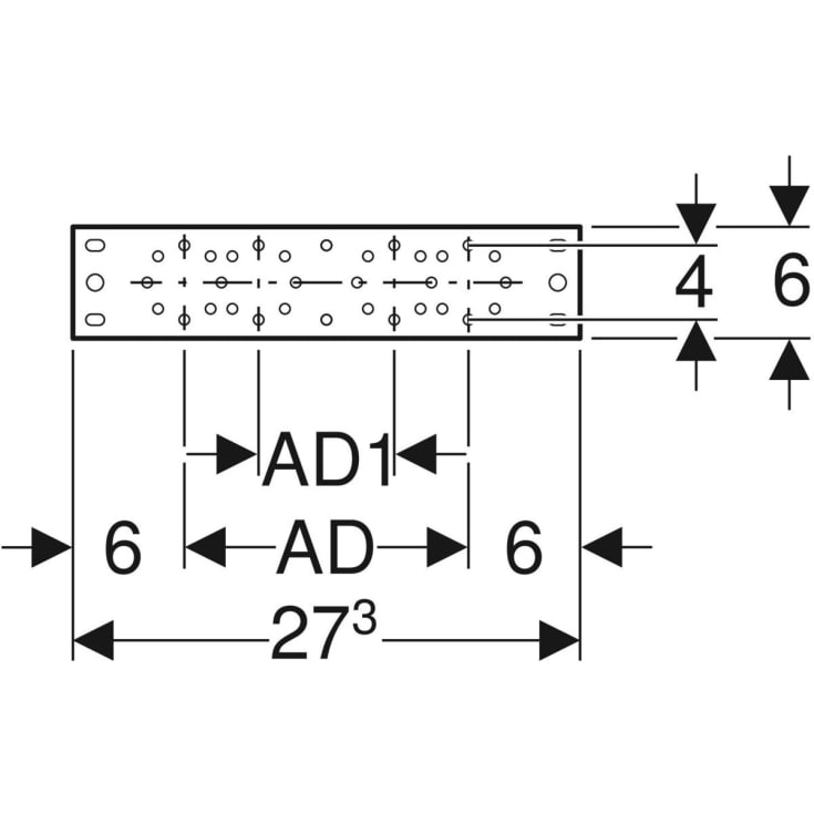 Geberit Monteringsplade