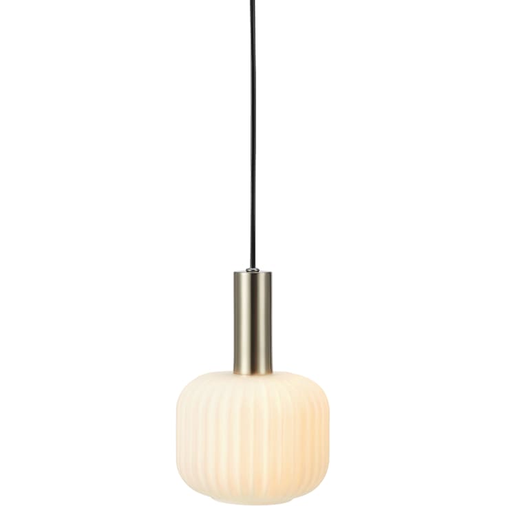 SOBER Pendel Lille 1L stål/hvid