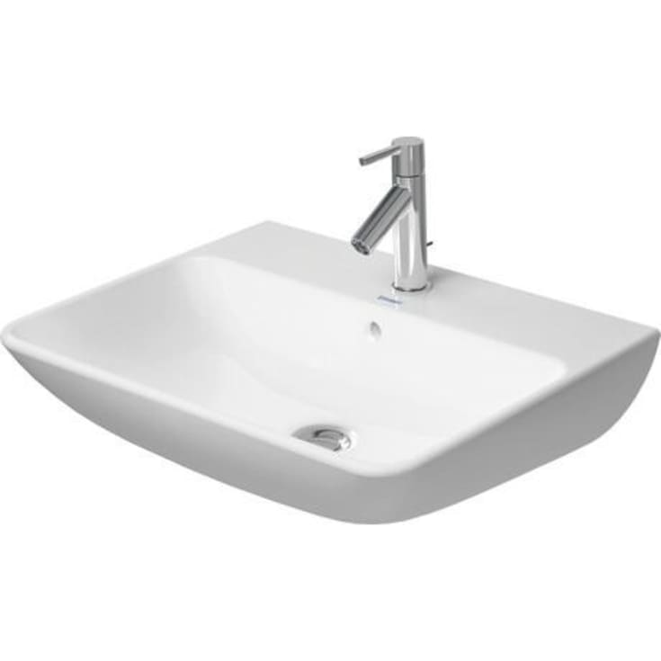 Duravit Me By Starck vegghengt servant, 60x46 cm, med wondergliss, hvit