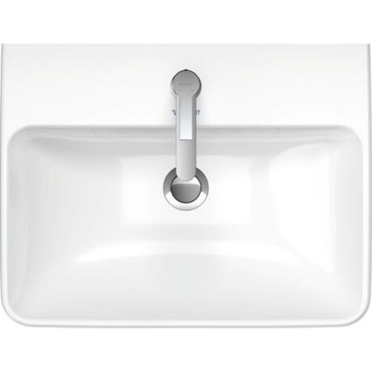 Duravit Me By Starck vegghengt servant, 60x46 cm, med wondergliss, hvit