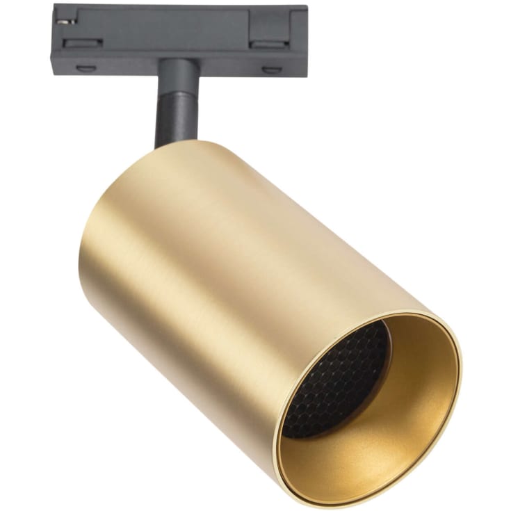Antidark Designline Tube Pro 1F skenspotlight, GU10, mässing