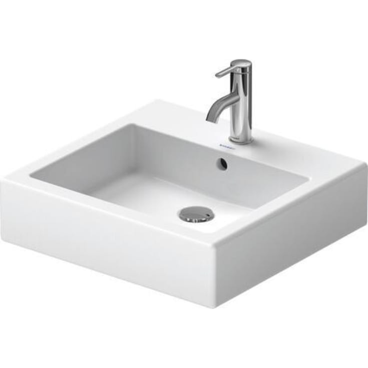 Duravit Vero toppmontert servant, 50x47 cm, hvit