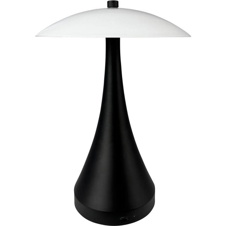 Dyberg Larsen Vienna genopladelig LED bordlampe opal glas