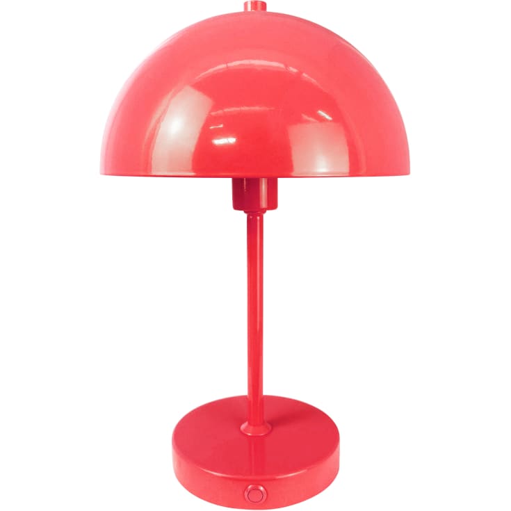 Dyberg Larsen Stockholm uppladdningsbar bordslampa, röd