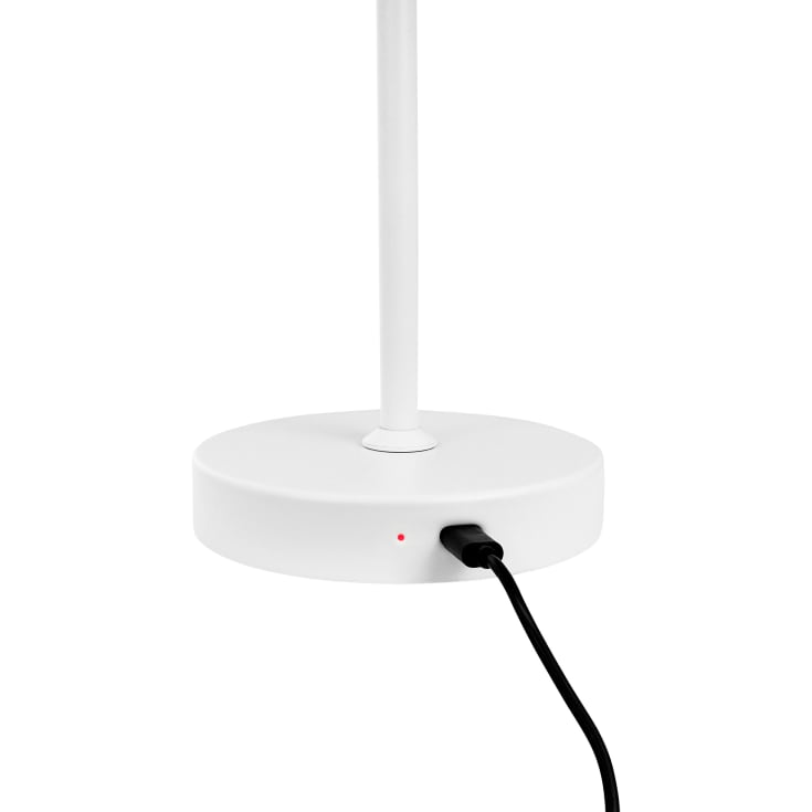 Dyberg Larsen Stockholm uppladdningsbar bordslampa, vit