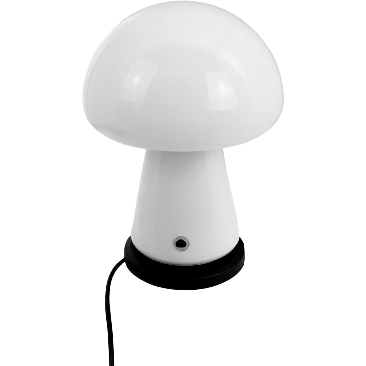 Dyberg Larsen Morkel genopladelig bordlampe, hvid