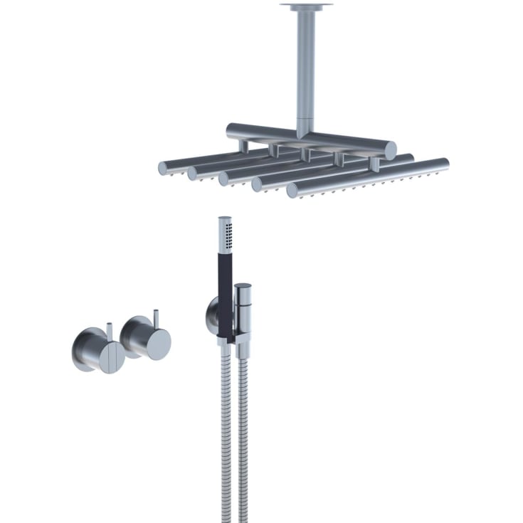 Vola 2471-051A brusesæt, krom