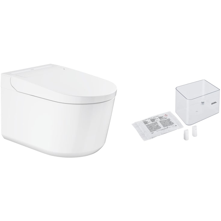 Grohe Sensia Basic douchetoilet-pakke, uden skyllekant, antibakteriel, hvid