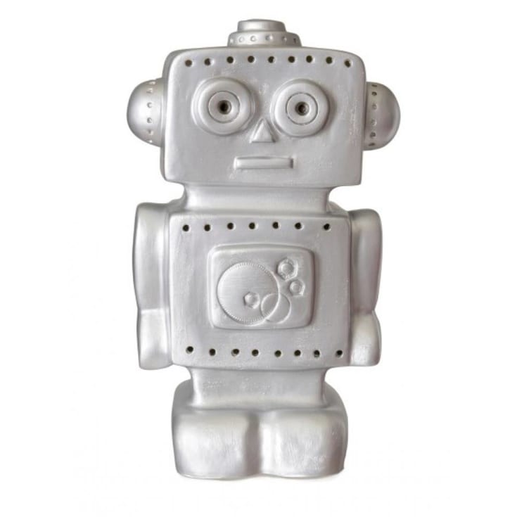 Heico Robot børnelampe, sølv
