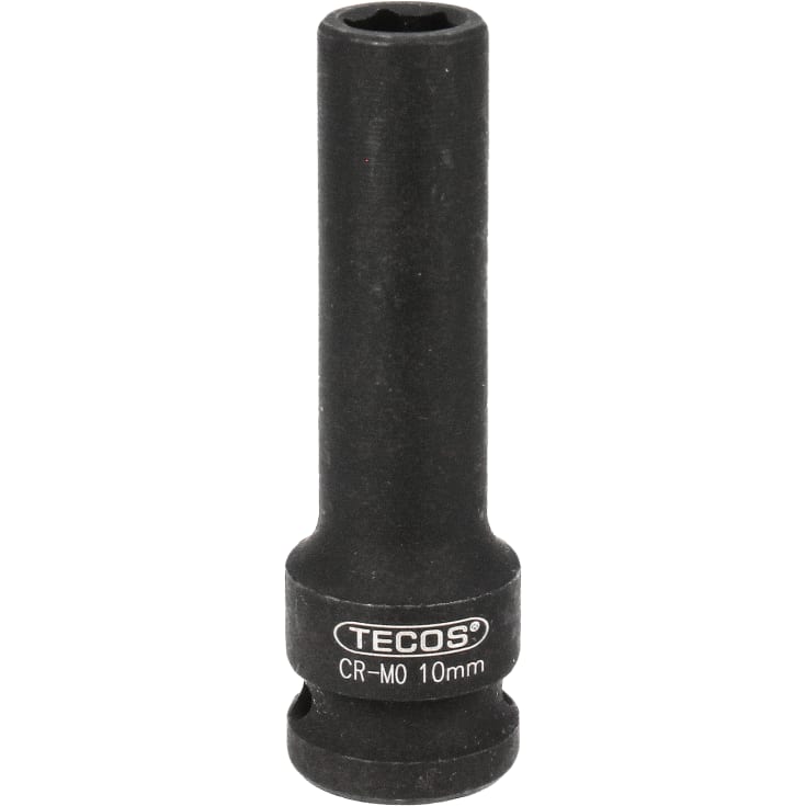 Tecos krafttupp, 1/2", lang, 10 mm