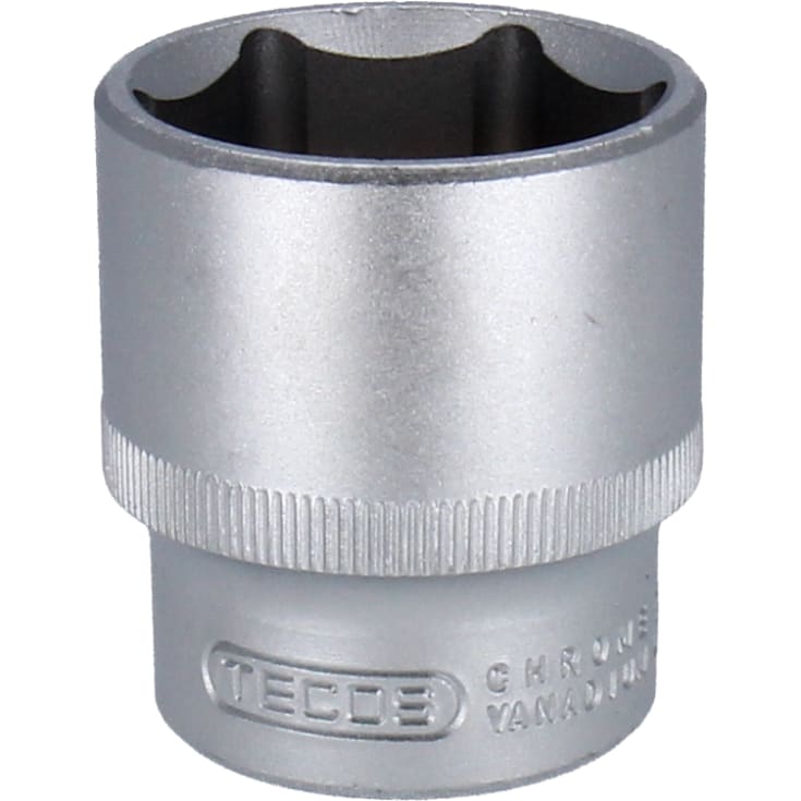 Tecos top, sekskant, 1/2", 30 x 46 mm