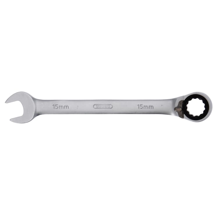 Tecos ringskraldenøgle, omstilbar, 15 mm, L185 mm