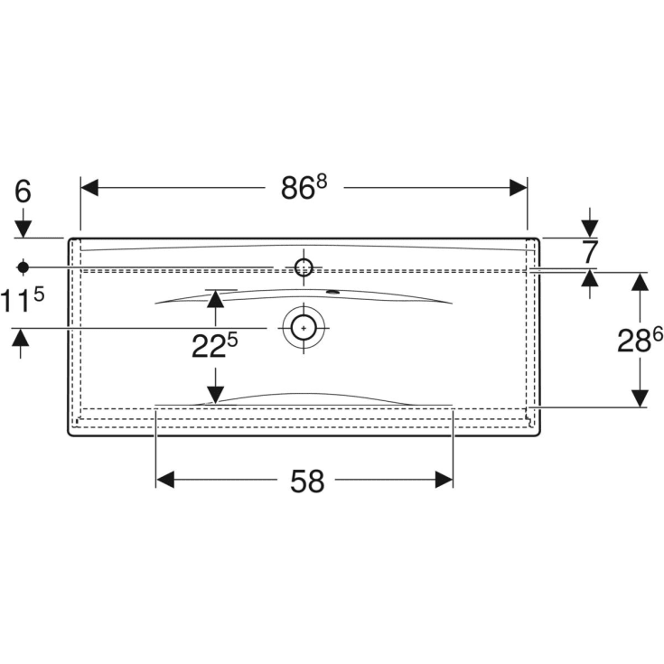 Ifö Sense Pro möbelpaket, 91,5x37,5 cm, matt vit