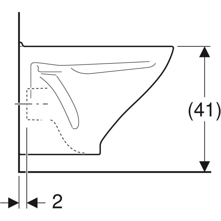 Ifö Sign væghængt toilet, rengøringsvenlig, hvid