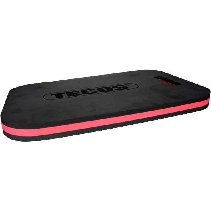 Tecos knæpude 49 x 30 x 3,2 cm, sort/rød, med håndtag