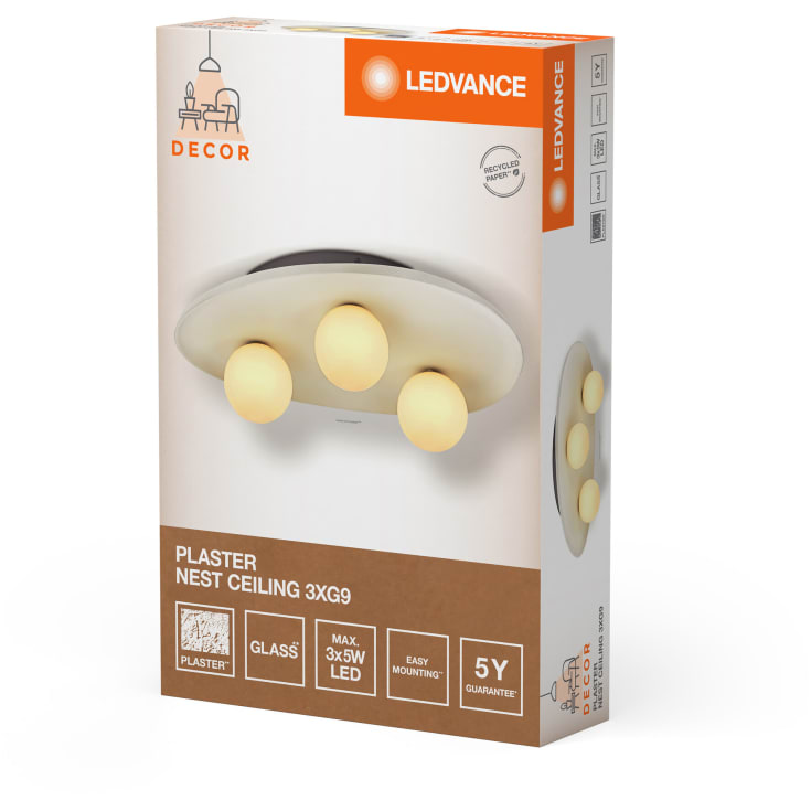Ledvance Decor Nest loftlampe, hvid