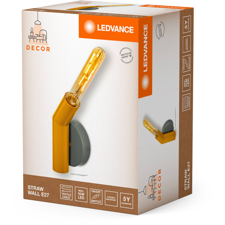 Ledvance Straw vegglampe