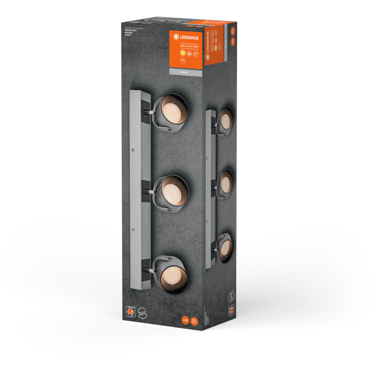 Ledvance Decor Jupitor spotlampe, sølv