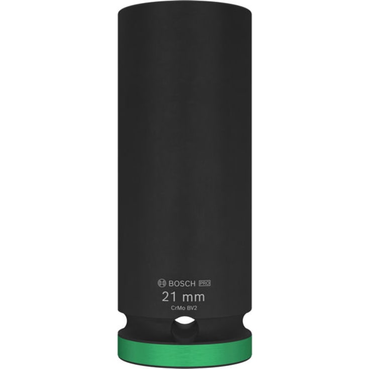 Bosch slagtop impact, lang, 1/2", 21 mm