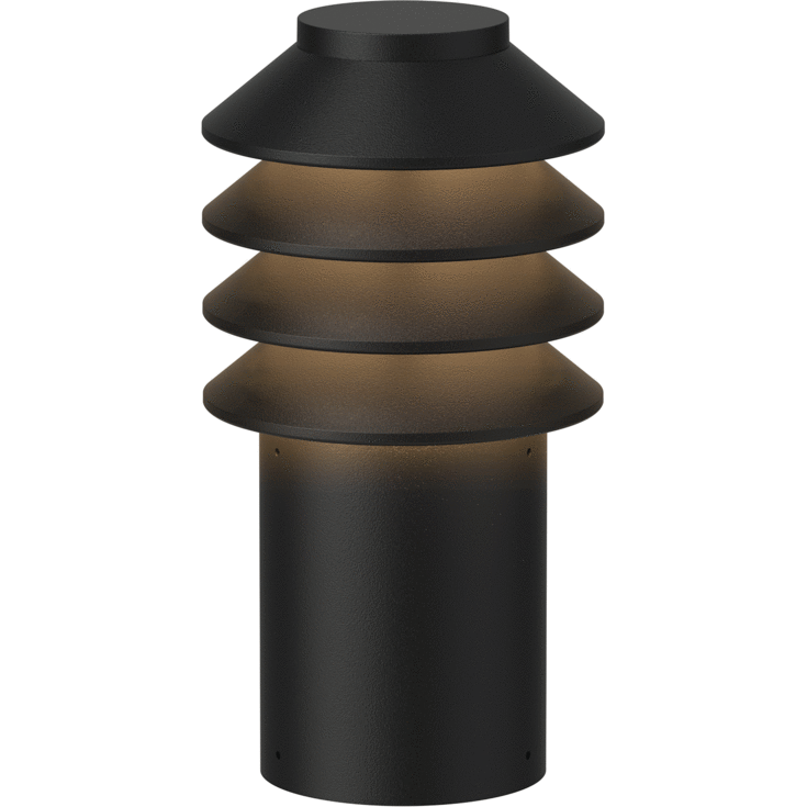 Louis Poulsen Bysted Garden pullert, pigg, svart, lav