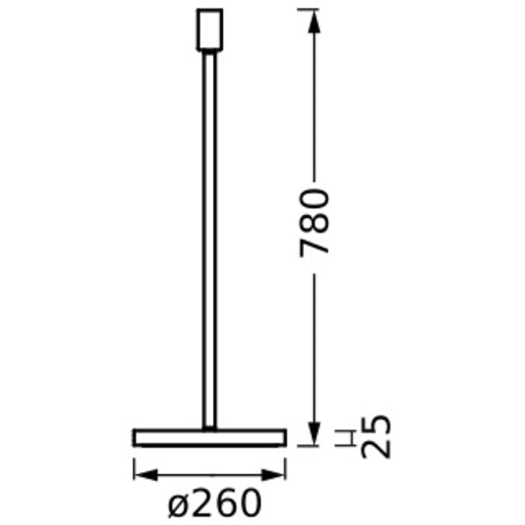 Ledvance Decor Stick lampefot, beige