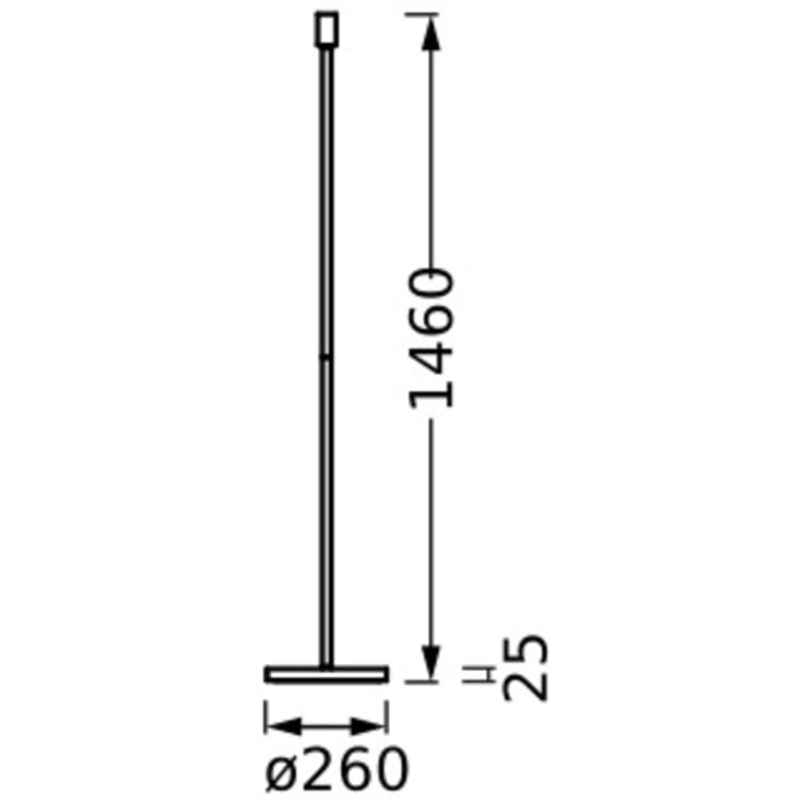 Ledvance Decor Stick lampefot, beige