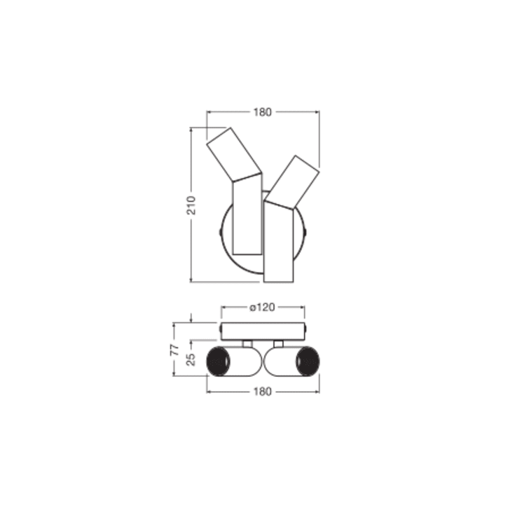 Ledvance Decor Straw væglampe