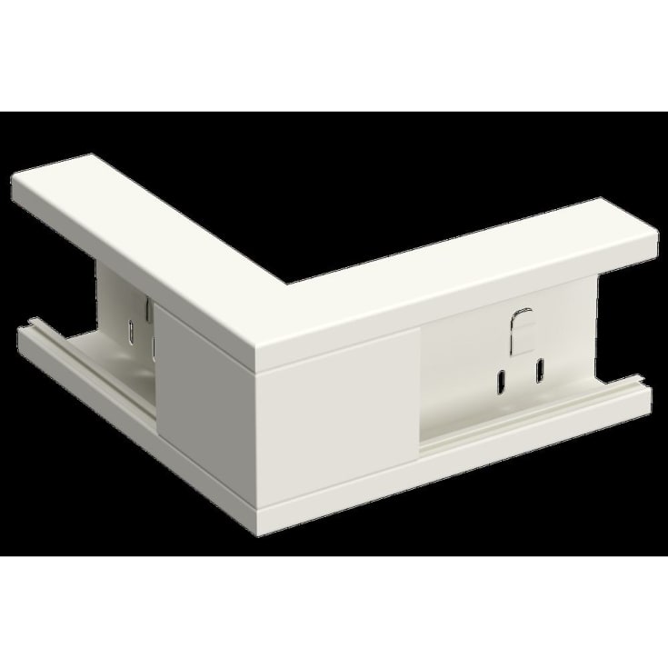 Udvendigt Hjørne WGX-S YH 110x52 hvid RAL9010/60