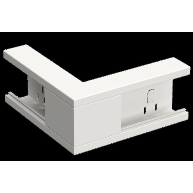 Udvendigt Hjørne WGX-S YH 110x52 hvid RAL9003/70