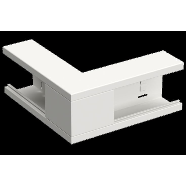 Udvendigt Hjørne WGX-S YH 110x72 hvid RAL9003/70