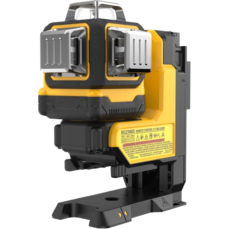 DEWALT 18V XR 3x360° fjernbetjent laser DCLE34035B-XJ, grøn