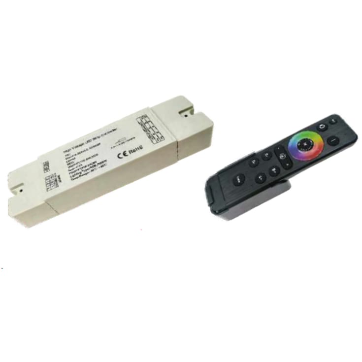 RGBW-kontroll för 230V Led-list 4X1A