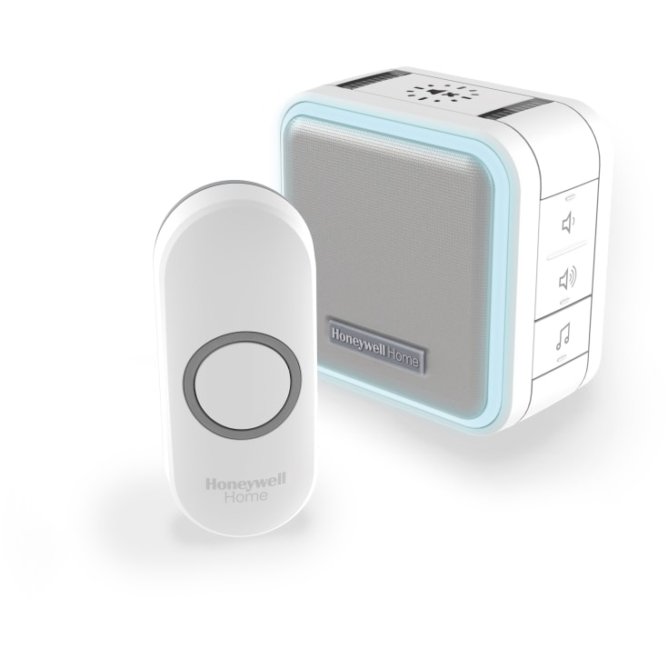 4 stk Trådløs Dørklokke 150M 6 toner Halo 84dB hvid DC515N