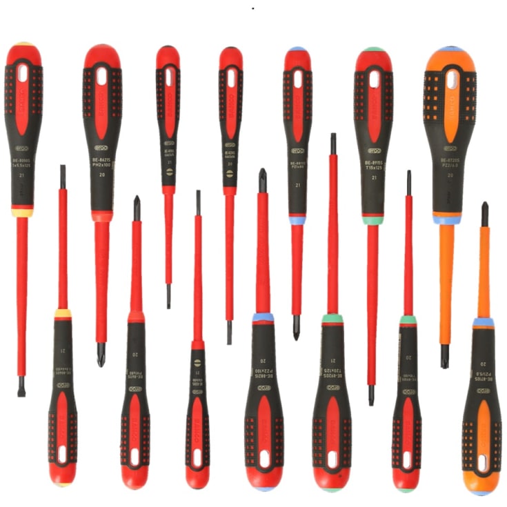 Bahco XXL skruetrækkersæt 9876S, 14 dele, 1000 V