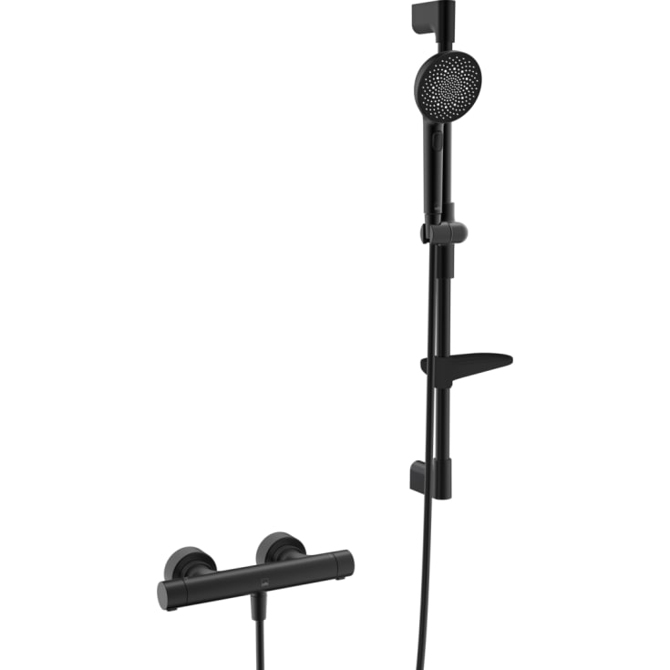 Oras Aurelia brusesæt, vandbesparende,  mat sort