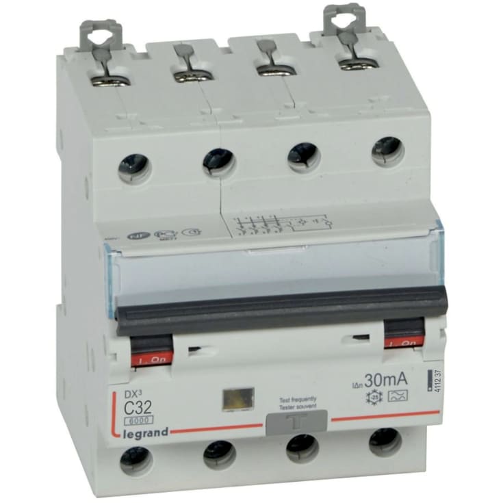 Kombiafbryder DX3 Automatsikr/HPFI C 32A 30mA 4P 6/10kA type A