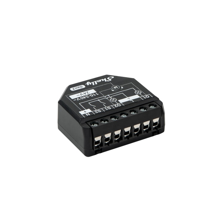 Shelly Gen3 effektmåling, 2 kanaler, wifi