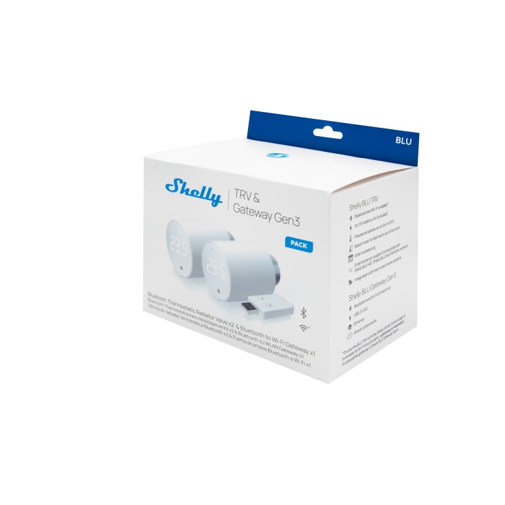 Shelly Gen3 radiatortermostat, 2-pak