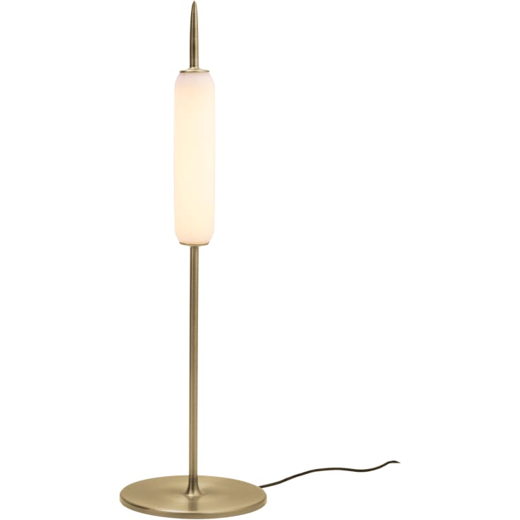 Ekta Living Dunhammer bordslampa, ljus mässing