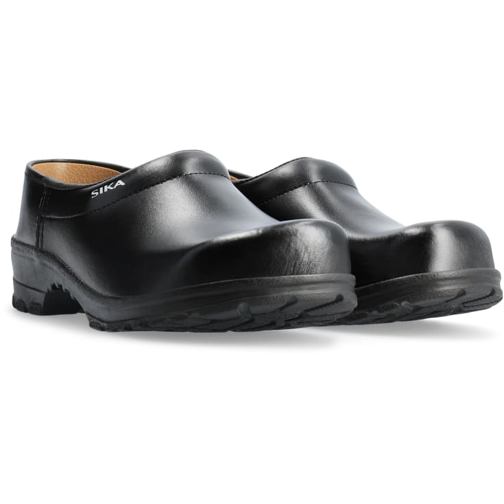 Sika komfort træsko med kappe - Sort, str. 43